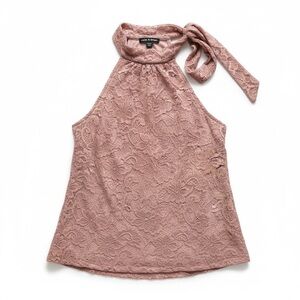 Cable & Gauge Blush Lace Top